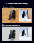 8 Pack Warm White Solar Power Fence Lights Outdoor Wall Up and Down - Image 4