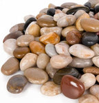 GASPRO 15-lb Natural River Rocks for Landscaping, Decorative Rocks for Potted Plants and Aquariums, Polished River Stones for Indoor & Outdoor Decor, 1 to 1 3/4 Inches by GASPRO