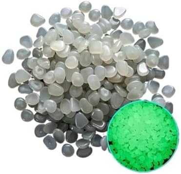 Luminous Glow-in-the-Dark Garden Stones - 100/200/300pcs Decorative Pebbles for Fish Tanks and Landscapes(Green,200pcs) - Image 4