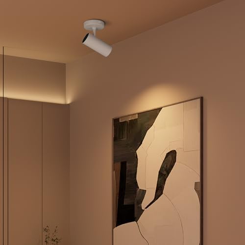 Aisilan LED Modern Directional Dimmable Spotlight Adjustable 90 Degrees Anti Glare Ceiling Spot Light for Indoor Foyer Living Room Warm White White 9W CREE COB CRI 97 - Image 5