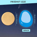 Landical 200 Pcs Glow in the Dark Rocks for Garden,Dark Blue,1.8 Inch - Image 2