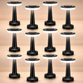 Riakrum 12 Pcs LED Cordless Table Lamp Bulk Rechargeable,Black by Riakrum