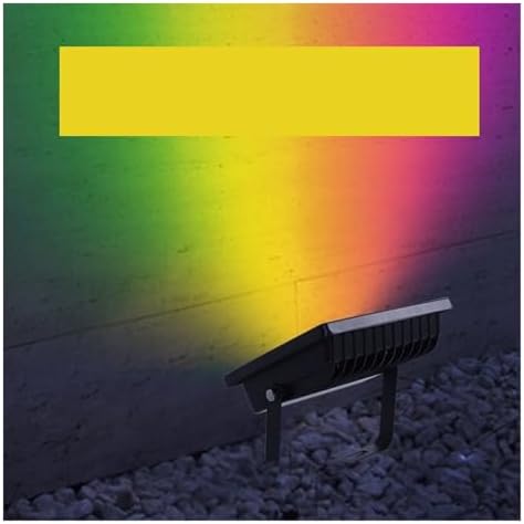Outdoor Floodlight, RGB LED Floodlights, Intelligent Outdoor, 16 Colors, 4 Color Changing Effects, Garden and Party, Illuminate The Widest Area,for Garage Stadium(35W) - Image 5