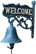 Cast Iron Dinner Bell Hanging Doorbell Made of Fine Cast Iron - Indoor Outdoor Wall Mounted Dinner Bell for Farmhouse Garden Home Wall Art Decoration by Unknown