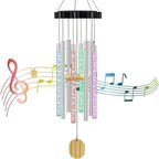 Wind Chimes, Outdoor Led Solar Wind Chimes, Solar Mobile Lights, Mobile Hanging Wind Chimes (Bubble H28 inches, Colorful) by Unknown