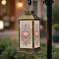 Solar Lantern Outdoor Waterproof Watercolor illustrations marine animals octopus seahorse crab starfish Garden Decor LED Hanging Solar Lights Tabletop Lamp Gifts for Women Mom Outside Yard Patio Porch by DERUINVAIO