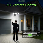 ALUSSO Motion Sensor Outdoor Lights with Remote 40W 4000LM Flood Light 120V - Image 5