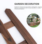 DOITOOL Wooden Picket Fence Garden Border, Decorative Garden Fence Animal Barrier Landscape Fencing Border for Dogs, Flower Bed, Yard and Patio Outdoor Decor (Total Length: 120cm, Height: 30cm) - Image 4