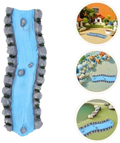 4pcs Miniature Water Feature Resin River Statues for Fairy Gardens Xmas - Image 5