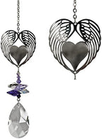 Woodstock Chimes Woodstock Rainbow Makers Collection, Crystal Fantasy, 4.5'' Winged Heart Crystal Fantasies Crystal Suncatchers for Outdoor, Patio, Home or Garden Décor (CFWH) - Image 3