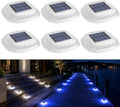Solar Deck Lights Outdoor, Waterproof Solar Driveway Lights by Alinana