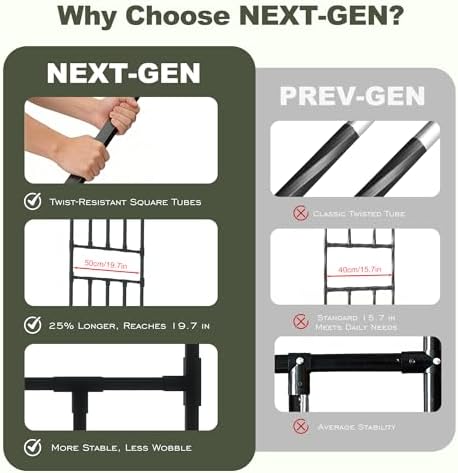 Square Tube Garden Arch Trellis, 10.5FT x 8.2FT Metal Arbor, Outdoor Trellis for Climbing Plants, Black - Image 4