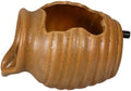 Pond Spitter Ceramic Jug Water Fountain Garden Outdoor Water Feature Planter Plant Flower Pot Jar Fish Tank Cave Waterfall Backyard Water Feature Outside Decoration Hydroponic Vase (Light Brown) by QianShi