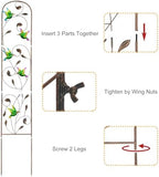 2 Pack Metal Garden Trellis for Climbing Plants - Image 3