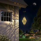 Twinkya Hanging Solar Lights Outdoor Garden Decor, Decorative Waterproof Plastic Moroccan Solar Lantern Lamp, Outside Decorations for Patio Yard Porch Backyard Decor, Gardening Gifts for Women Mom - Image 4