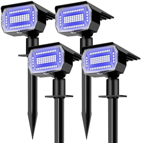 nipify Solar Spot Lights Outdoor, Solar Powered Waterproof Spotlight by Nipify