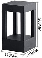 Outdoor LED Bollard Light Fixture Modern Minimalist Pathway Garden Post Lantern IP65 Waterproof Aluminum Landscape Lighting Warm White 3000K Driveway Deck Patio Yard Walkway Decor - Image 5
