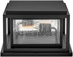 Hinkley Republic Small Pier Mount Lantern, Low Voltage Black - Image 6