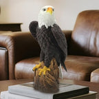 Bald Eagle Statue, Indoor Outdoor Animal Sculptures,Large 14.2"H - Image 2