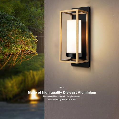 ALVIME Black and Gold Wall Sconce Set of 2 - Image 5