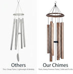 HOHIYA 50" Extra Large Outdoor Wind Chimes Deep Tone Aluminum - Image 4