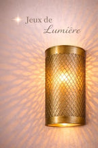 Moroccan Brass Wall Lamp Sconce Home Decor, Handmade Lighting Copper Metal Lights Turkish Lamp, Ramadan Candle Lantern, Candle Holder, Indoor Outdoor, Patio, Porch, Shelf, Garden (Prism) - Image 5