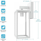 MAXvolador Outdoor Wall Light Fixtures, Exterior Waterproof Wall Lanterns - Image 2