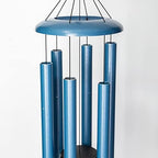 Corinthian Bells by Wind River - 56 inch Sky Blue Wind Chime for Patio, Backyard, Garden, and Outdoor Decor (Aluminum Chime) Made in The USA - Image 3