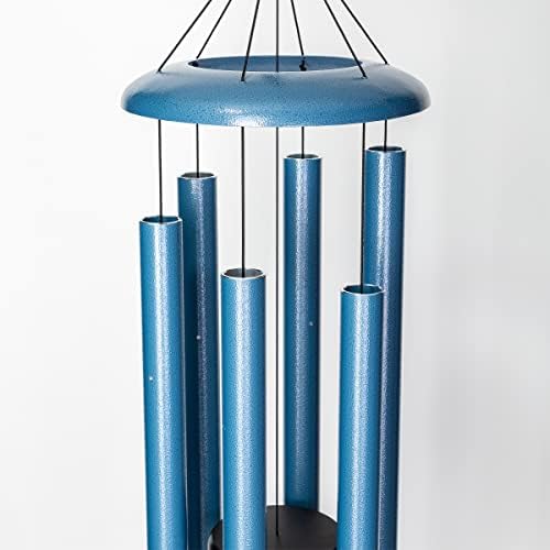 Corinthian Bells by Wind River - 56 inch Sky Blue Wind Chime for Patio, Backyard, Garden, and Outdoor Decor (Aluminum Chime) Made in The USA - Image 3