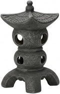 Pagoda Garden Statue - Grey Resin Pagoda Statue with Zen Ambiance Water-Resistant Outdoor Decor for Patio Yard Landscape by Unknown