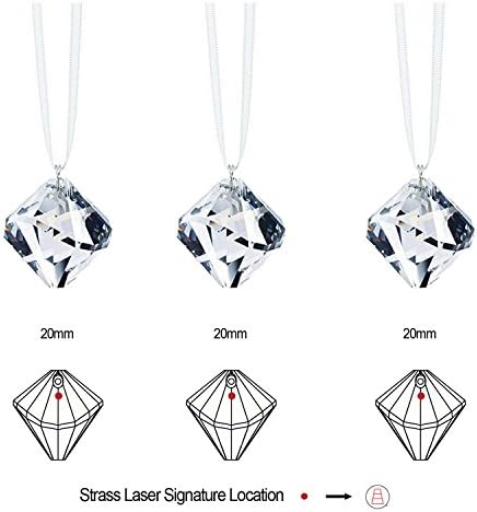 Swarovski Prisms Clear Pendant 20mm Ball-Form Ornaments 3 Pcs - Image 2