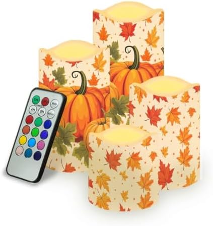 Thanksgiving Day Color Changing Electric Candles by Uorisanigo