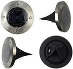 Solar Ground Lights Outdoor 72 LED Octagon Shape Disk Light Solar Powered In-Ground Lights for Garden Lawn Yard Patio Driveway Walkway Patio Deck Pathway,4 Pack,Blue - Image 2