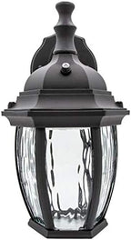 Maxxima LED Black Outdoor Wall Light, 580 Lumens 3000K, Dusk to Dawn Sensor - Image 2