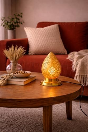 Set of 2 Moroccan Brass Wall Lamp Sconce Home Decor, Handmade Lighting Copper Metal Lights Turkish Lamp, Ramadan Candle Lantern, Candle Holder, Indoor Outdoor, Patio, Porch, Shelf, Garden (Egg) - Image 6