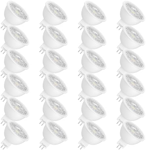 Mlambert 24 Pack MR16 LED Bulb 5W GU5.3 12V Spotlight, 5000K Daylight White by Mlambert