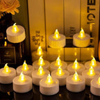 Nancia LED Tea Lights Battery Operated Flameless Candles 200Pack WarmYellow - Image 2