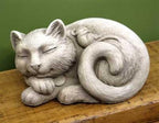 Carruth Studio, Purrfect Pals Statue Figurine, Original Sculpture Handcrafted in Stone, Artisan Made - Image 2