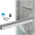 Pool Fountain Acrylic Waterfall Spillway Decorative Water Feature,Outdoor Pool Fountain & Pond Waterfall Kit - Wall Recessed Spillway for Front Yard, Fish Pond & Spa Decor - 80cm (31.5in) S by Unknown
