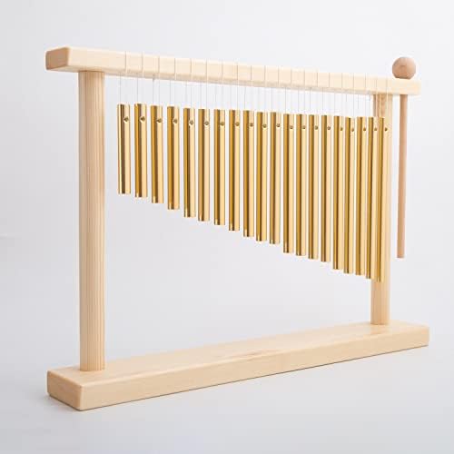 ENNBOM 20 Note Chime Wind Chime 20 Bars Instrument Percussion with Mallet (Gold) - Image 3