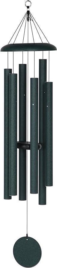 50" Aluminum Wind Chimes - Premium Wind Chime to Create a Zen Atmosphere - Wind Chime Suitable for Outdoor, Garden, Patio, Backyard, Garden Decoration with Wind Catcher Decor Gift (Green) by LOTUSBYRK