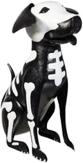 Evergreen Garden Halloween Skeleton Dog, 16" Metal Dog Animal Statue, Indoor and Outdoor Halloween Decoration for Garden Yard Lawn Party by EvergreenGarden