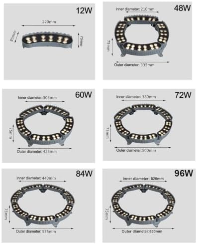 Tree Hugging Lights - Outdoor Ring Tree Light, 24V/220V IP65 Waterproof Landscape Spotlight, Tree Hug Uplights for Garden Pathway Accent, Circular Wrap Around Lamp(Blue,60W(24v)) - Image 2