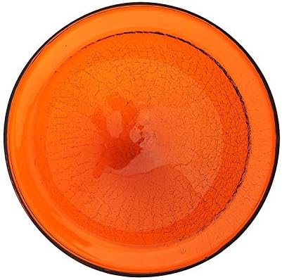 Achla Designs CGB-06M-RM 12 Inch Mandarin Crackle Rail Mount Bracket Birdbath - Image 3