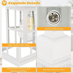 TOBUSA 2-Pack Outdoor Wall Lanterns, 100% Aluminium White Outside Light Fixtures, Waterproof &Anti-Rust Exterior Wall Lanterns Front Porch Lights for House Garage Doorway, Bulbs Not Included - Image 4