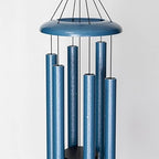 Corinthian Bells by Wind River – 44 inch Sky Blue Wind Chime for Patio, Backyard, Garden, and Outdoor Decor (Aluminum Chime) Made in The USA - Image 3
