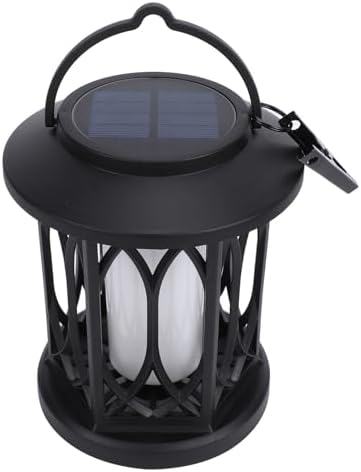 Solar Torch Light for Garden Patio Yard | Flickering Flame, IP65 , 8-12 Hours Runtime, Solar Lantern for Outdoor Decor (Flame Light 91008A with Clips 2pcs) - Image 2
