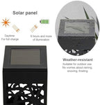 WOONEKY Xmas Solar Ground Plug Lights, Black 6pcs Waterproof Path Lights - Image 4