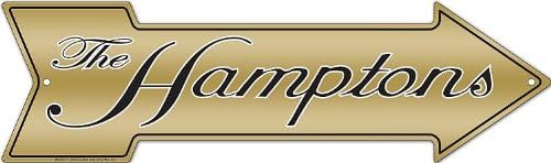 The Hamptons Arrow Sign by Signs4Fun