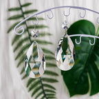 12pcs 76mm Clear Teardrop Crystal Chandelier Prisms Replacement Parts, Hanging Glass Beads for Chandelier Decoration,Suncatcher Fengshui Decoration (Clear Beads with Silver Plated Pin, 76mm(3.0")) - Image 4